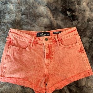 Hollister Red/pink color shorts